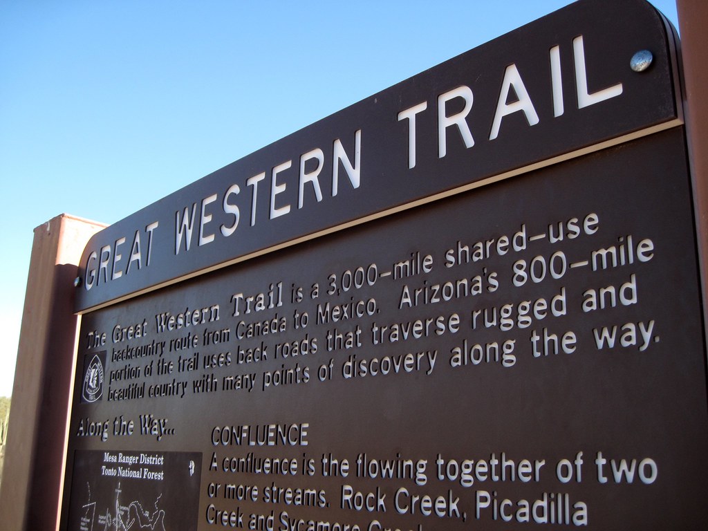 Mountain trail path