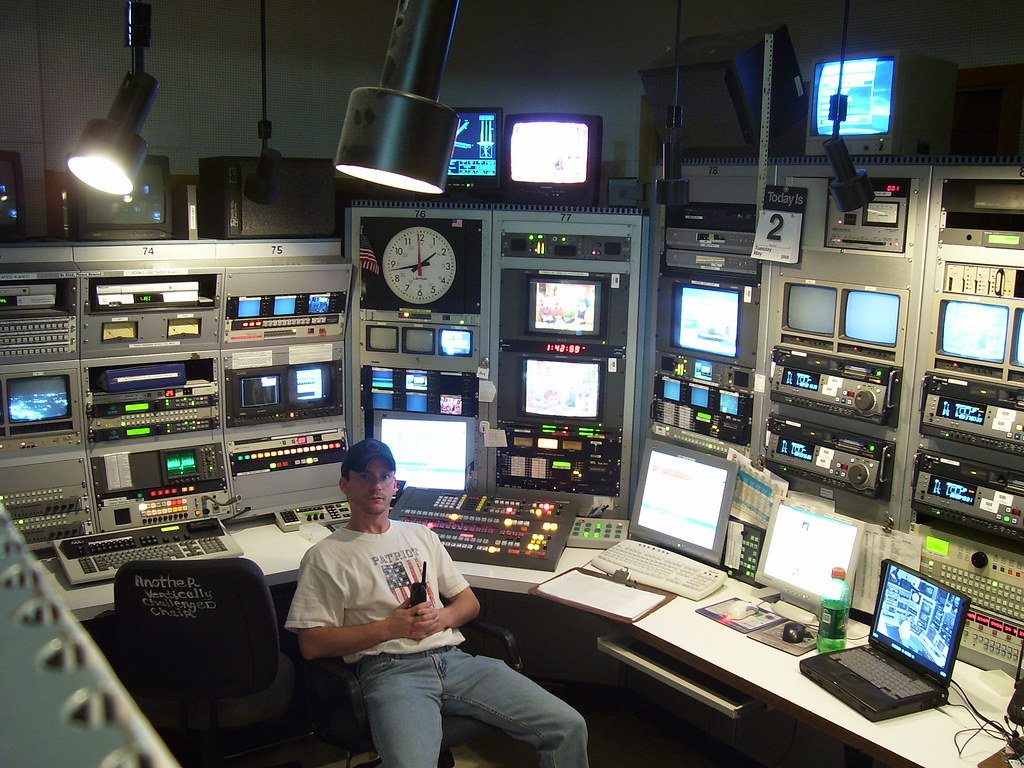 Broadcast television control room