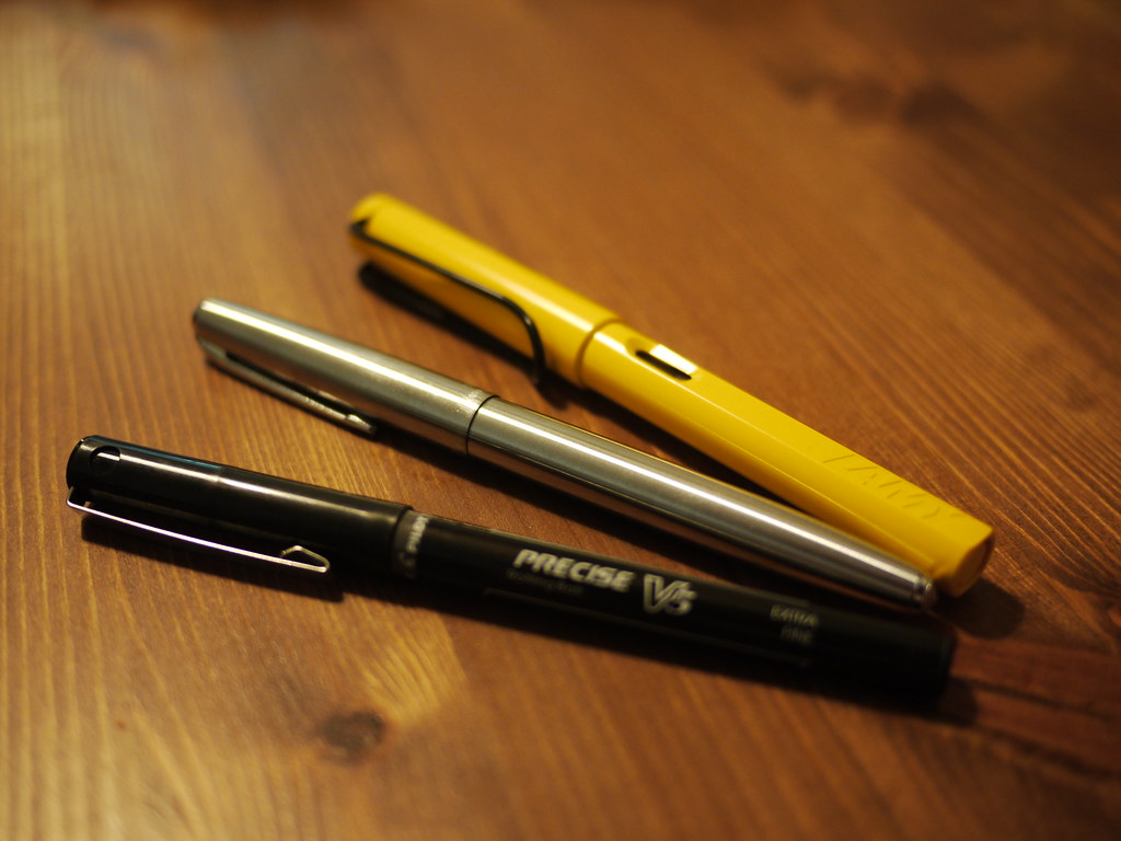 Writing tools on a desk