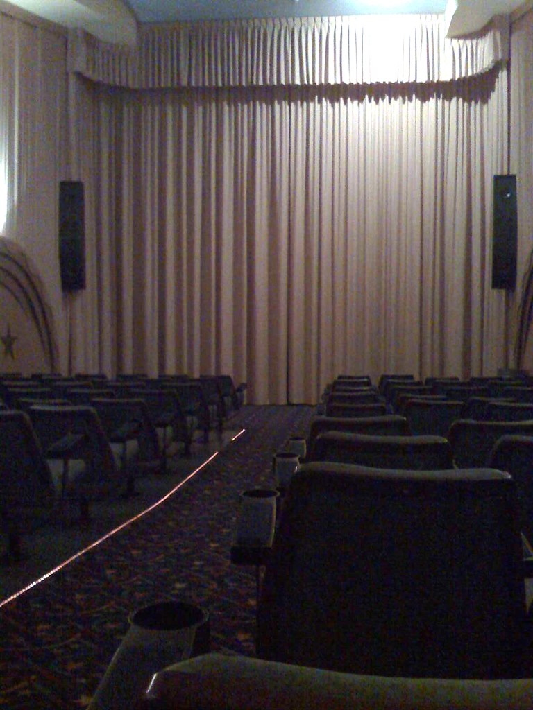 Empty theatre stage